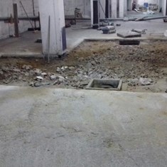 Reparación saneamiento Edificio Narón